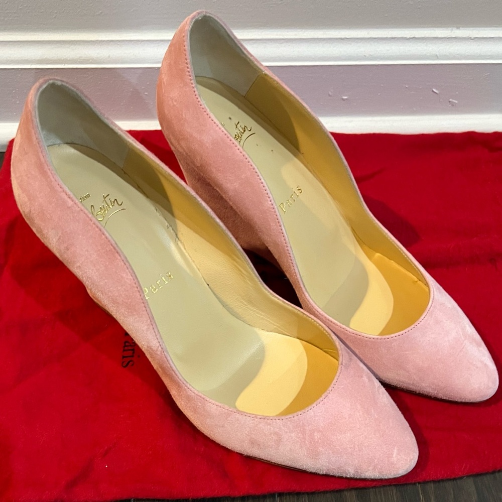Christian Louboutin Tanja 85 Veau Velour Shoes